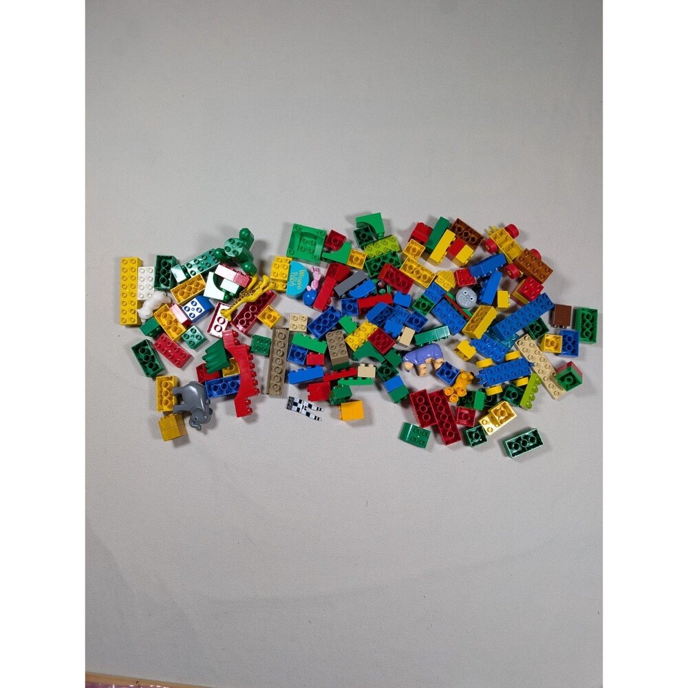 Lot of 100+ 3lb LEGO DUPLO Pieces, Thomas Train, Winnie Pooh, Animals